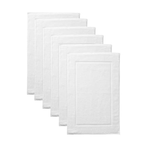 Fernland Bath Mat, 100% Cotton, 20x34, 10lb/dz, White